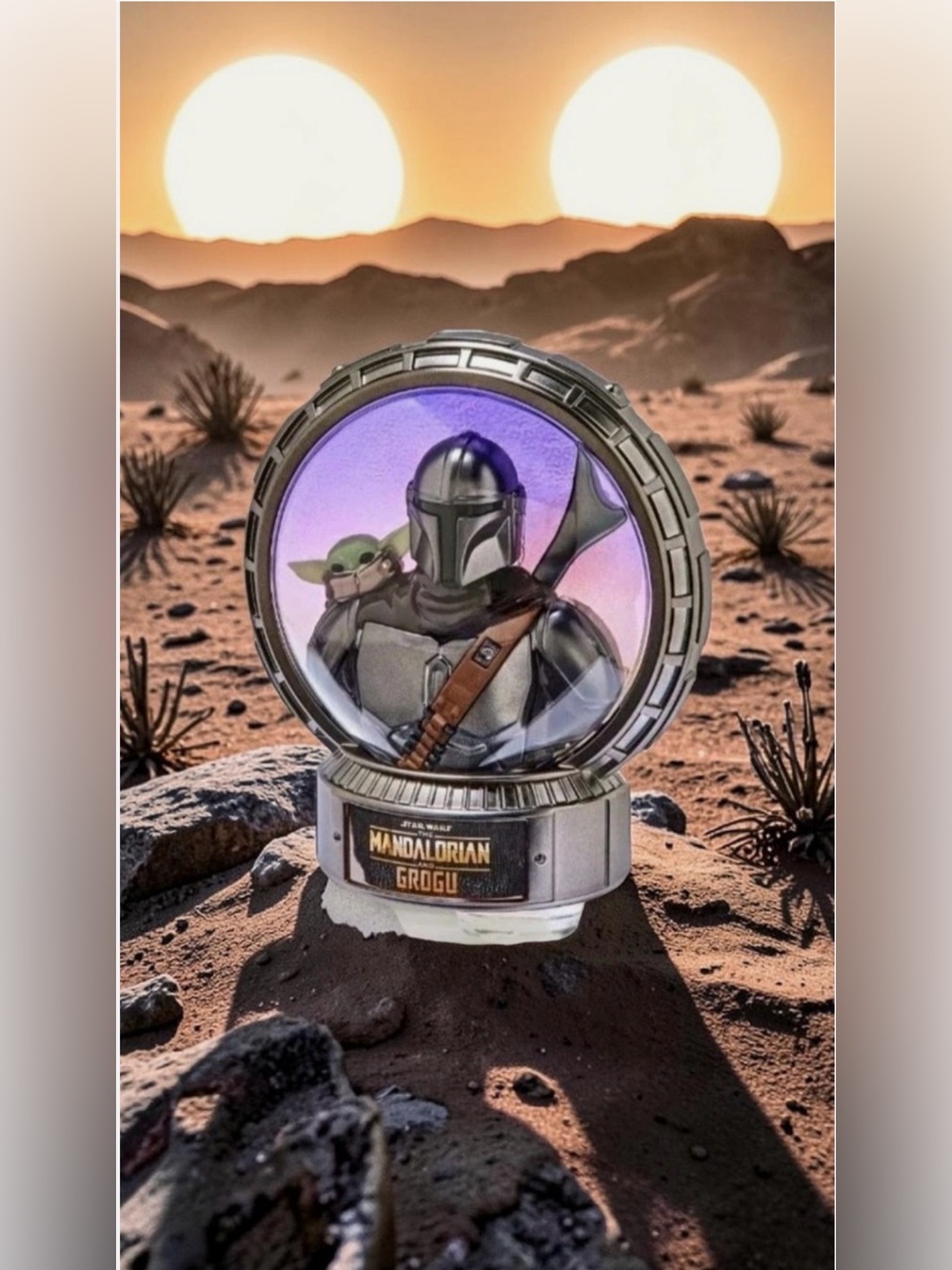 Bath & Body Works Star Wars Mandalorian & Grogu Wallflower Plug Nightlight #1
